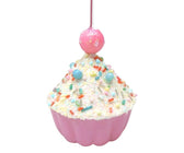 Pink Cupcake Ornament - Set of 4 - ironyhome