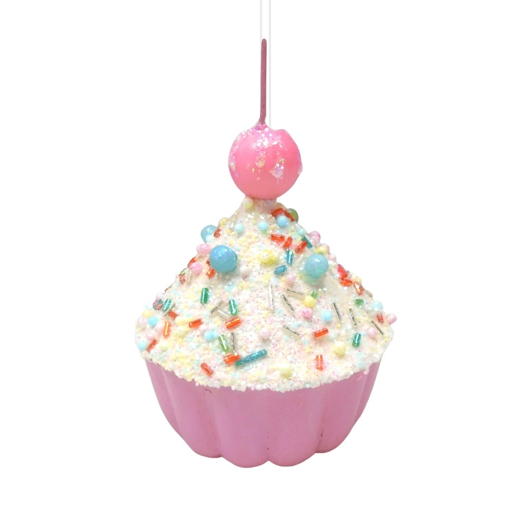 Pink Cupcake Ornament