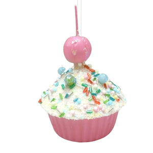 Pink Cupcake Ornament