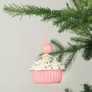 Pink Cupcake Ornament