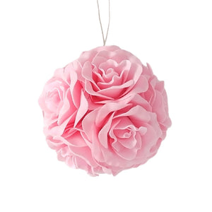 Pink Rose Flower Ornament