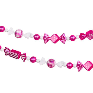 Pink Toffee Candy Festive Garland - ironyhome