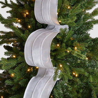 Pure White Silk Tree Ribbon - ironyhome