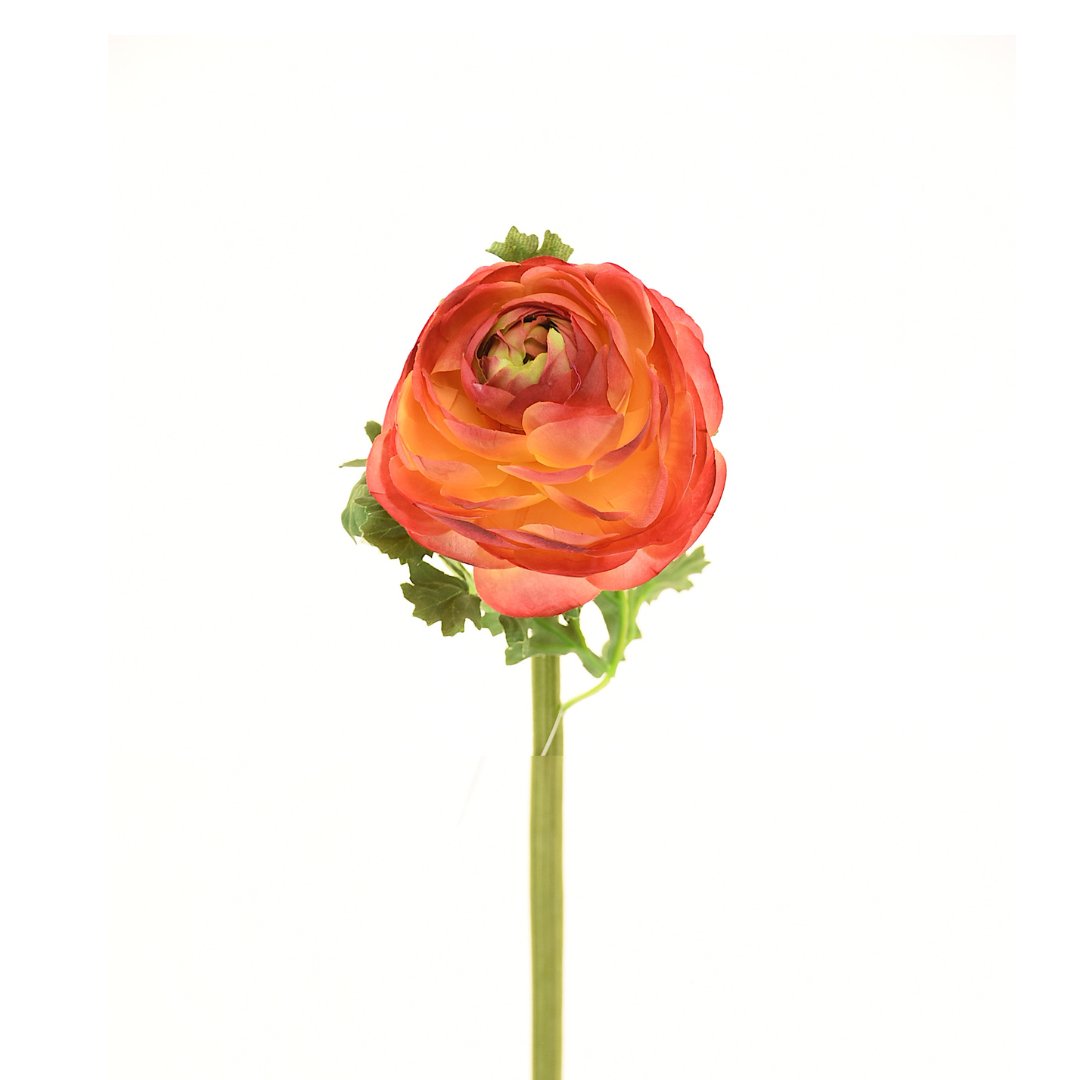 Red Faux Ranunculus