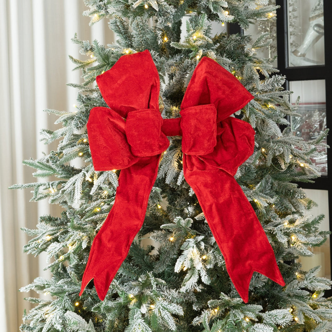 Red Festive Bow with Six Ears - ironyhome