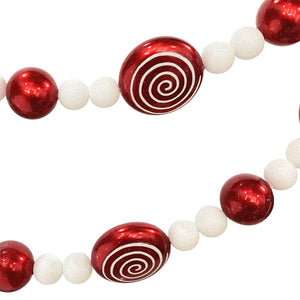 Red Lolly Candy Festive Garland