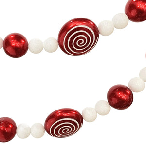 Red Lolly Candy Festive Garland - ironyhome