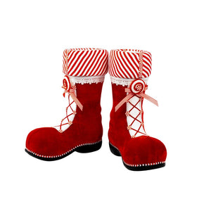 Red Santa Boots Festive Packaging - ironyhome