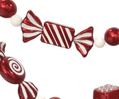 Red Toffee Candy Festive Garland - ironyhome