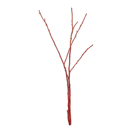 Red Twig Filler with Capiz Shells - Set of 4 - ironyhome