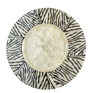 Round Lacquer Placemats Animal print - Set of 4 - ironyhome