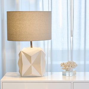 Ryker Faceted Cast Table Lamp