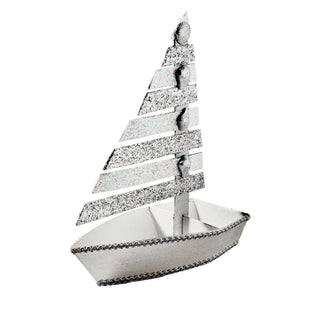 Sailing Boat -Silver - ironyhome