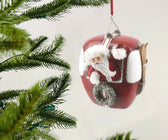 Santa Claus on Telpher Festive Ornament - ironyhome