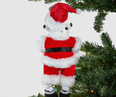 Santa Dalmation Dog Festive Figurine - Set of 2 - ironyhome
