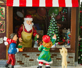 Santa's Workshop Festive Table Top - ironyhome