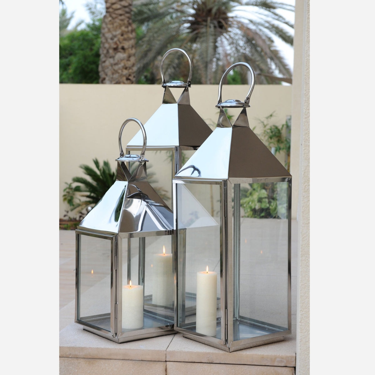 Savannah Stainless Steel Lantern