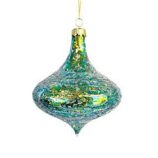 Sea Green / Holographic Onion Ornament - Set of 4 - ironyhome