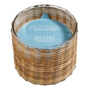 SEA SALT WICK HANDWOVEN CANDLE