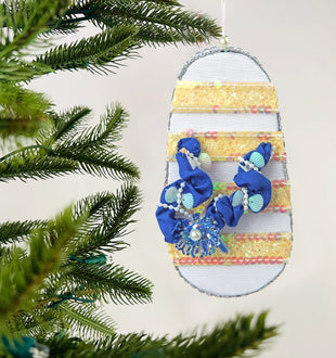 Sea Theme Slipper Christmas Ornament - Set of 6 - ironyhome