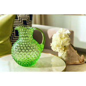 Seaglass Green Hand-blown Water Jug