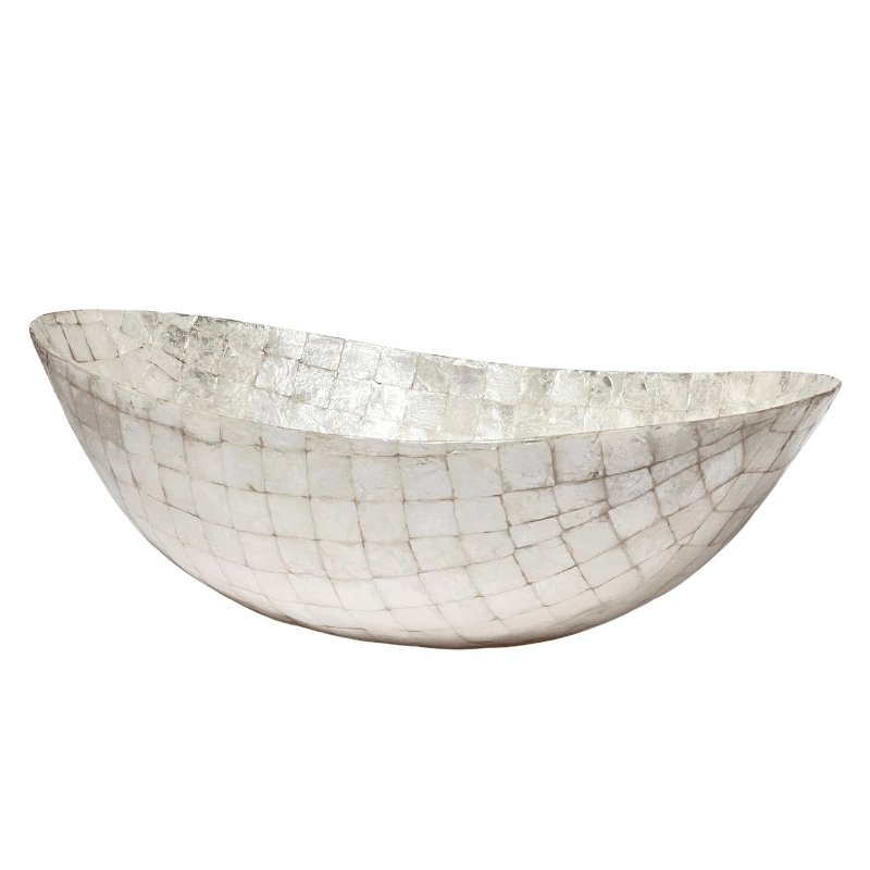 Seashell Symphony Boat Bowl - Natural