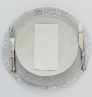 Silver Bohemia Jute Placemat - Set of 4 - ironyhome