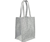 Silver Glitter Bag Ornament - Set of 4 - ironyhome