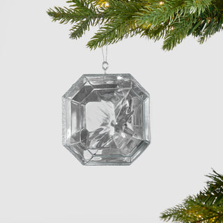 Silver Jewel Ornament Set - Set of 4 - ironyhome