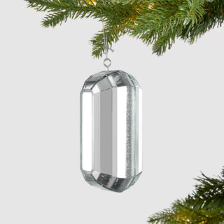 Silver Jewel Ornament Set - Set of 4 - ironyhome