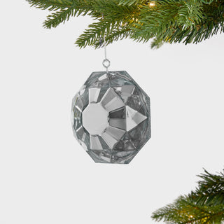 Silver Jewel Ornament Set - Set of 4 - ironyhome