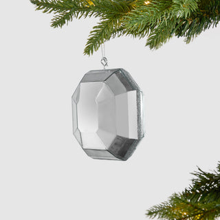 Silver Jewel Ornament Set - Set of 4 - ironyhome