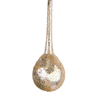 Silver Radish Ornament with Champagne Sugar Detailing - Set of 4 - ironyhome