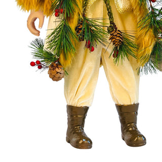 Standing Santa Table Top with Ivory Bag - ironyhome