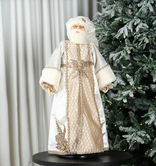 Standing Santa TableTop in Dreamy Cream - ironyhome