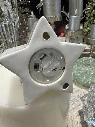 Star Candle Holder with LED Light - ironyhome