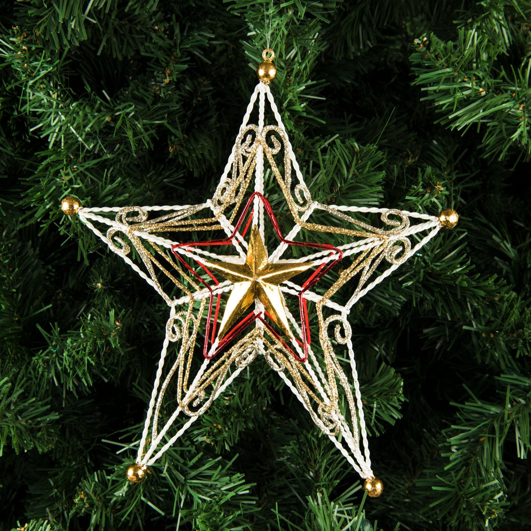 Star Wired Ornament - ironyhome