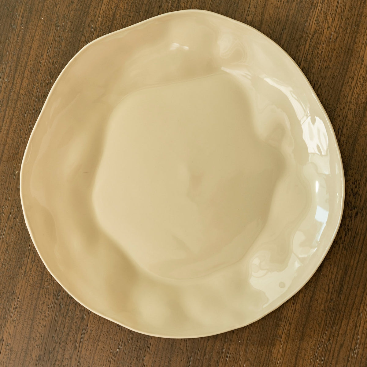 Stoneware Pearl White Dining Platter