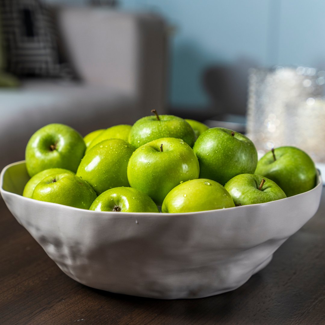 Stoneware Pearl White Serving Bowl