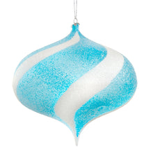 Sugar Dusted Swirled Candy Ball Ornament - Set of 6 - ironyhome