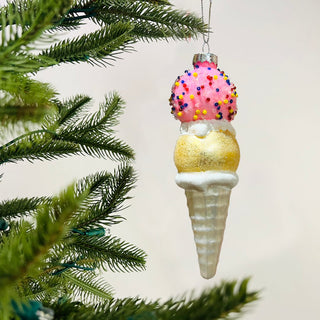 Sweet Celebrations Ice Cream Ornament - Set of 6 - ironyhome
