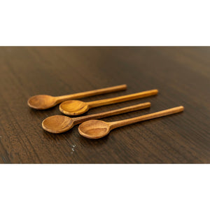 Teak Wood Thin Spoons - Small