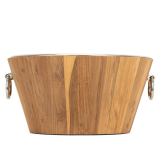 Teakwood Wine Cooler Tub - ironyhome