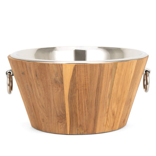 Teakwood Wine Cooler Tub - ironyhome