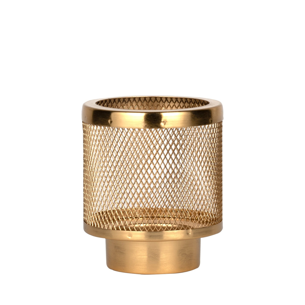Tealight Candle Holder in Gold - ironyhome