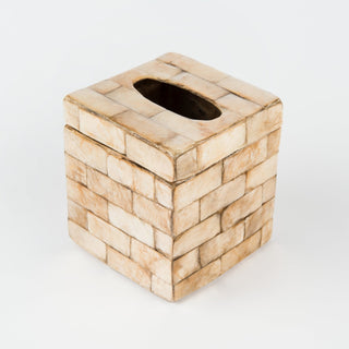 TISSUE HOLDER - GOLDEN BRICKS - ironyhome