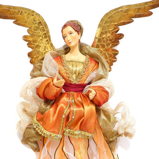 Tori Flying Angel Ornament - Copper Gold - ironyhome