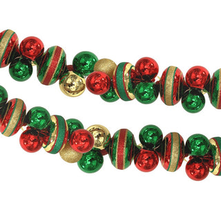 Traditional Ball Ornament Garland - ironyhome