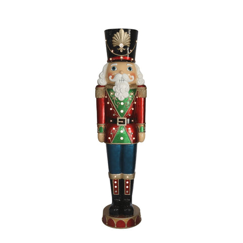 Traditional Nutcracker Figurine with LED Lights and Music - ironyhome