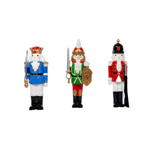 Traditional Nutcracker Table Top with Shield & Sword - ironyhome